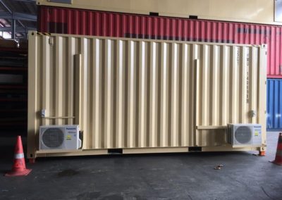 Office Container- Spilt Aircon